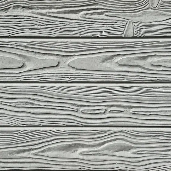 Textura Classic Wood em betão cinzento, aproximação