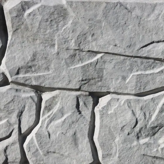 Textura Rustic Stone em betao cinzento, aproximacao